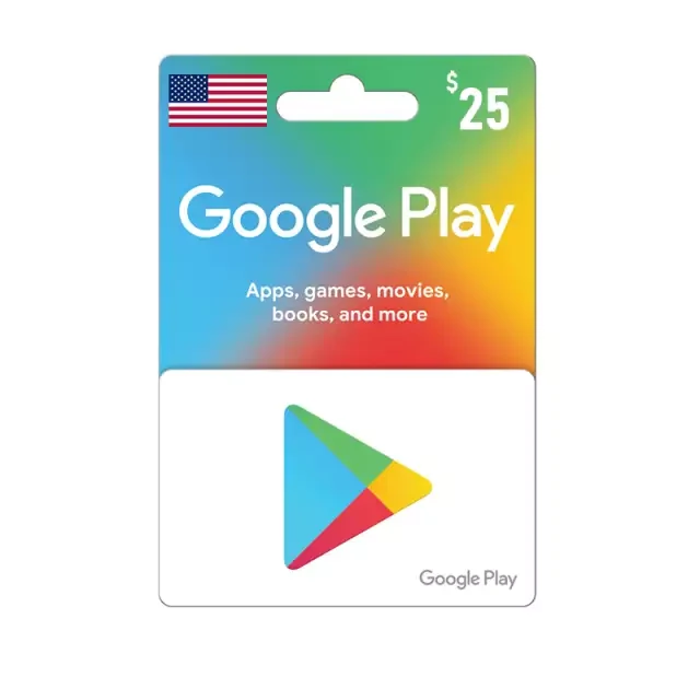 Google Play Gift Card USA Store USD 25