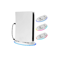Cooling RGB Fan Stand for PS5 Console (Disc & Digital) - White