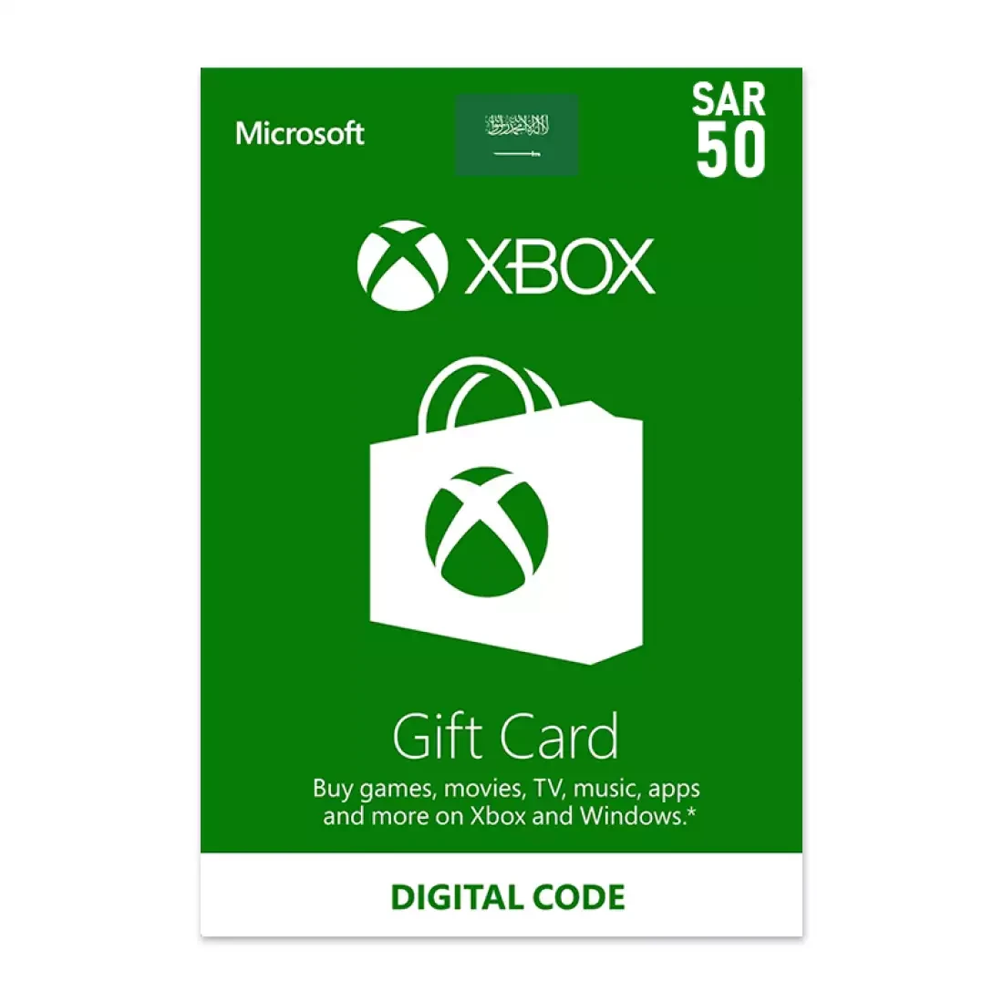 Xbox Gift Card KSA Store SAR 50