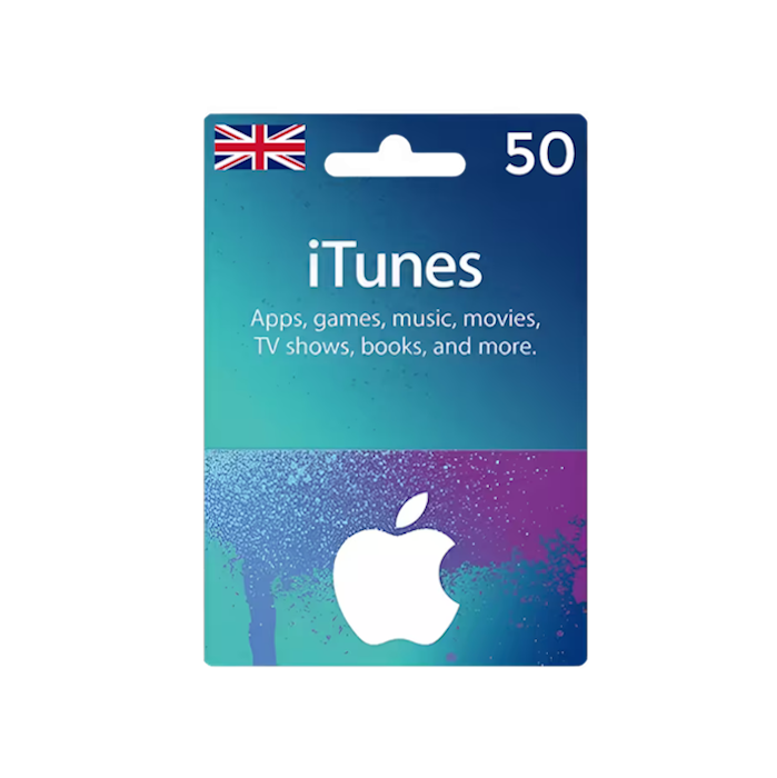 Apple iTunes Gift Card United Kingdom 50 GBP UK iTunes