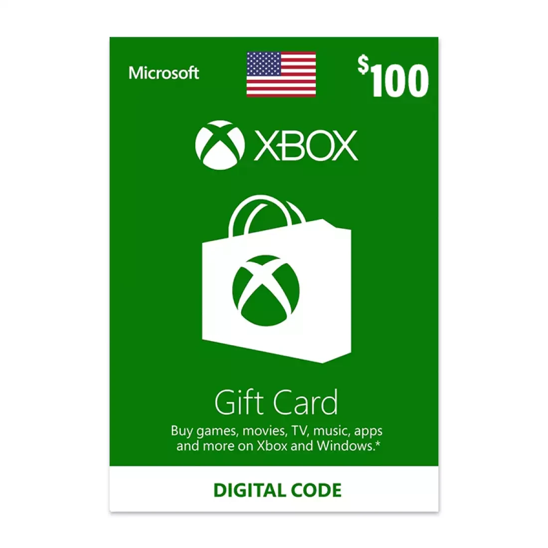 Xbox Gift Card USA Store USD 100
