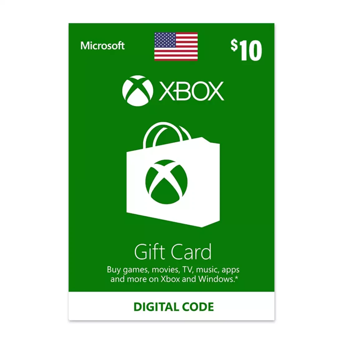 Xbox Gift Card USA Store USD 10