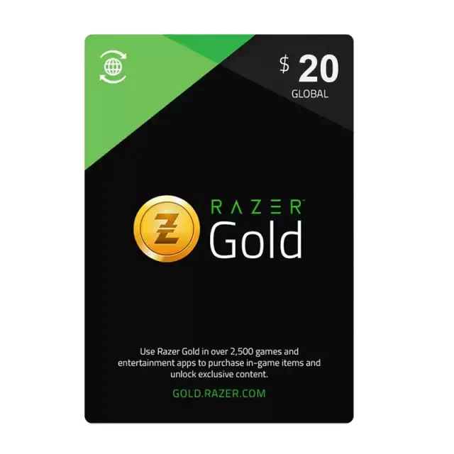 Razer Gift Card Global Store USD 20