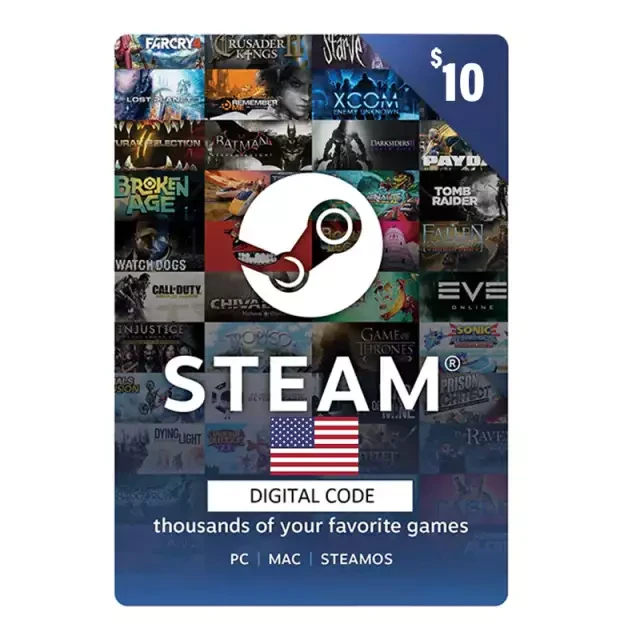 Steam Gift Card USA Store USD 10