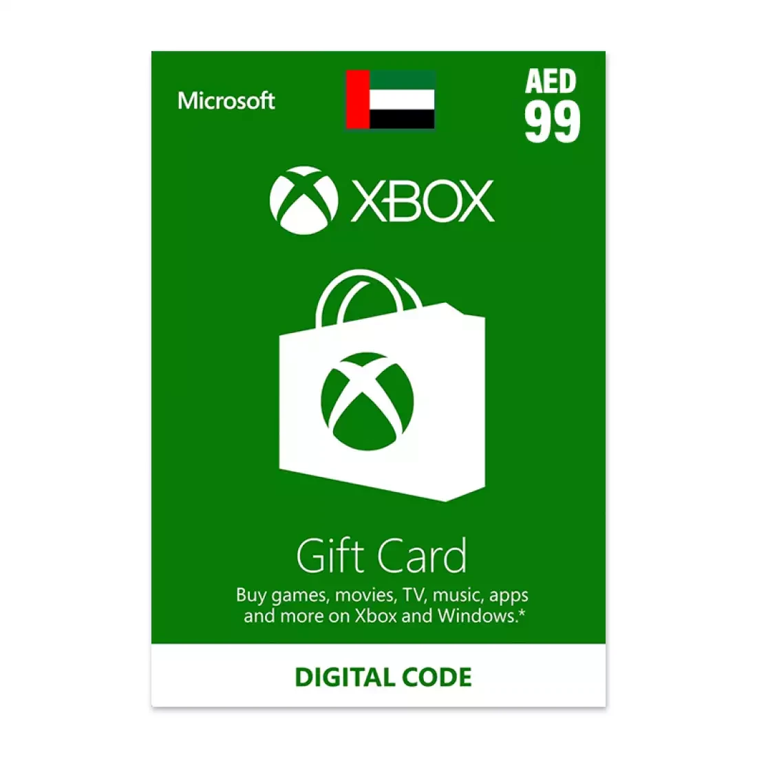 Xbox Gift Card UAE Store AED 99