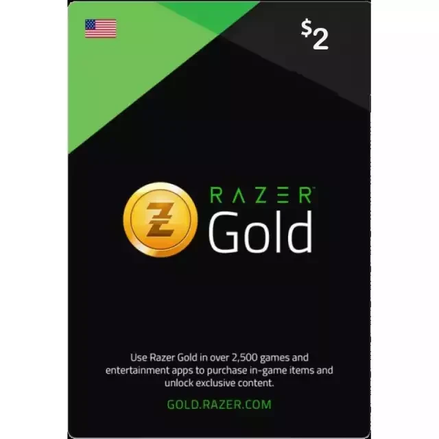 Razer Gift Card USA Store USD 2
