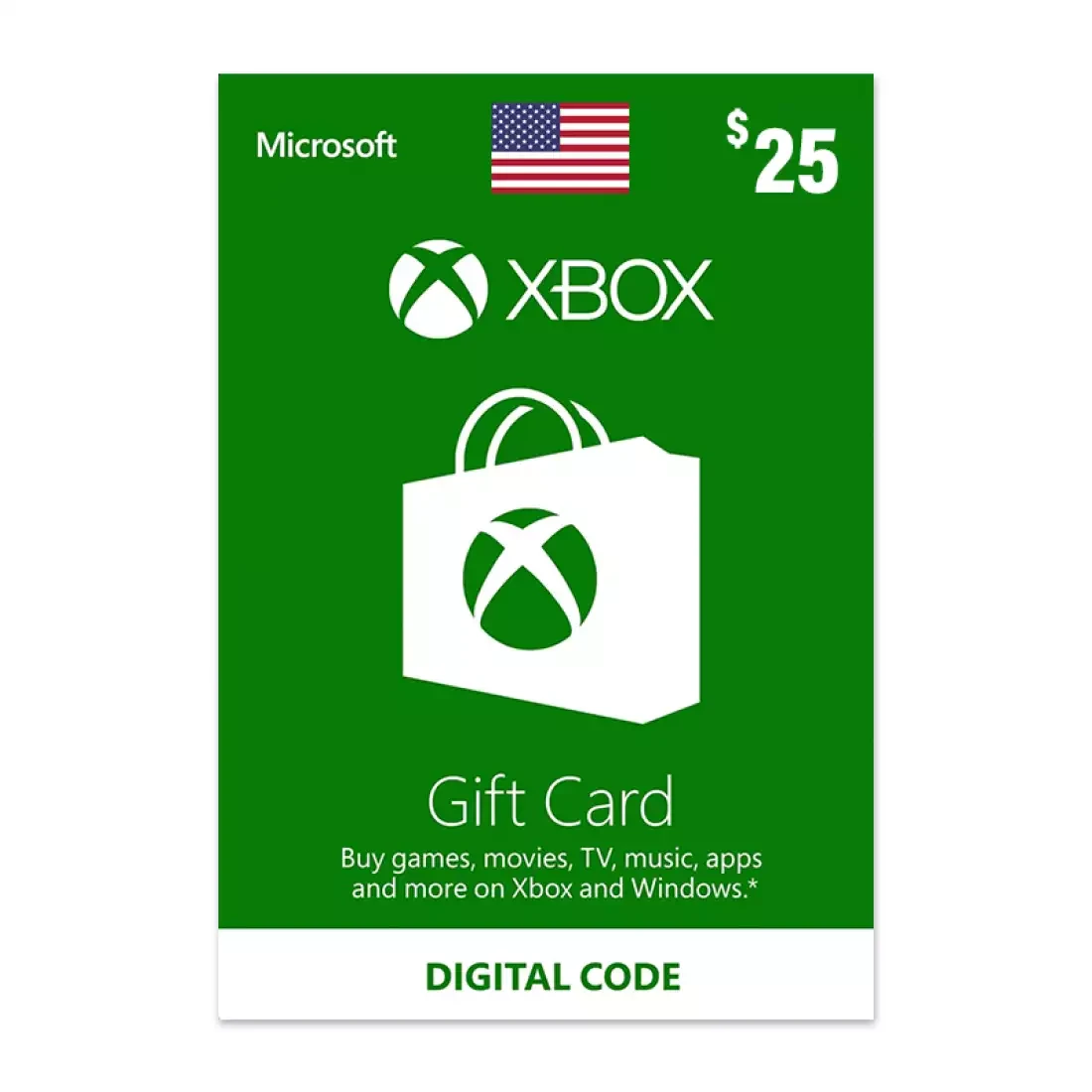 Xbox Gift Card USA Store USD 25